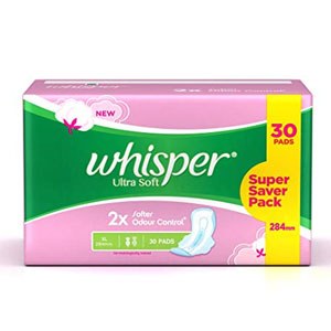 Whisper Ultra Soft XL 30 Pads1PKT