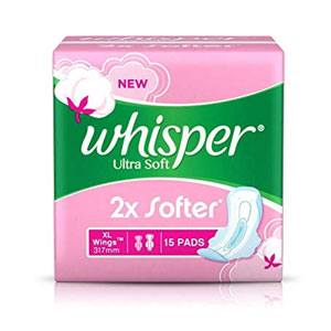 Whisper Ultra Soft XL 15 Pads1PKT