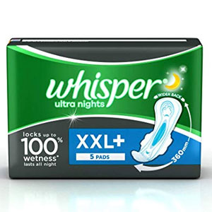 Whisper Ultra Nights XX+ 5 Pads1PKT