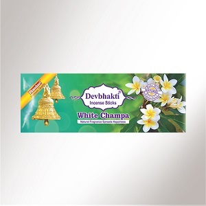 Devbhakti White Champa Agarbatti (Incense Sticks)250GM