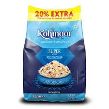 Kohinoor Authentic Super Value Basmati Rice1KG