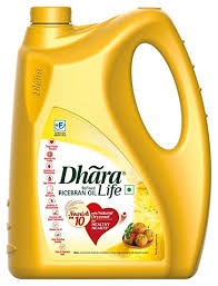 Dhara Life Rice Bran Oil5LTR