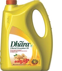 Dhara Filtered Groundnut Oil5LTR