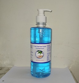 E-Aloe Neem Instant Hand Cleanser Pump (Sanitizer)500ML