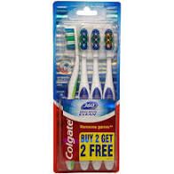 Colgate 360 whole Mouth Clean(Medium)Toothbrush 4 PC1PC