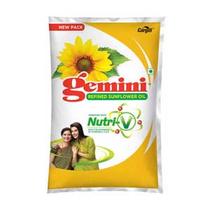 Gemini Refined Sunflower Oil1LTR