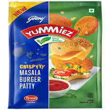 Godrej Yummiez Crispy Masala Burger Patty 400 GM (1)
