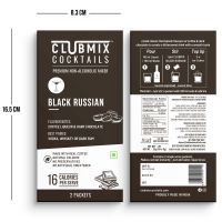 Clubmix Cocktails Non Alcoh Mixer-Black Russian Coffee  Dark Chocolate Flavour 2PC 1 PC (1)