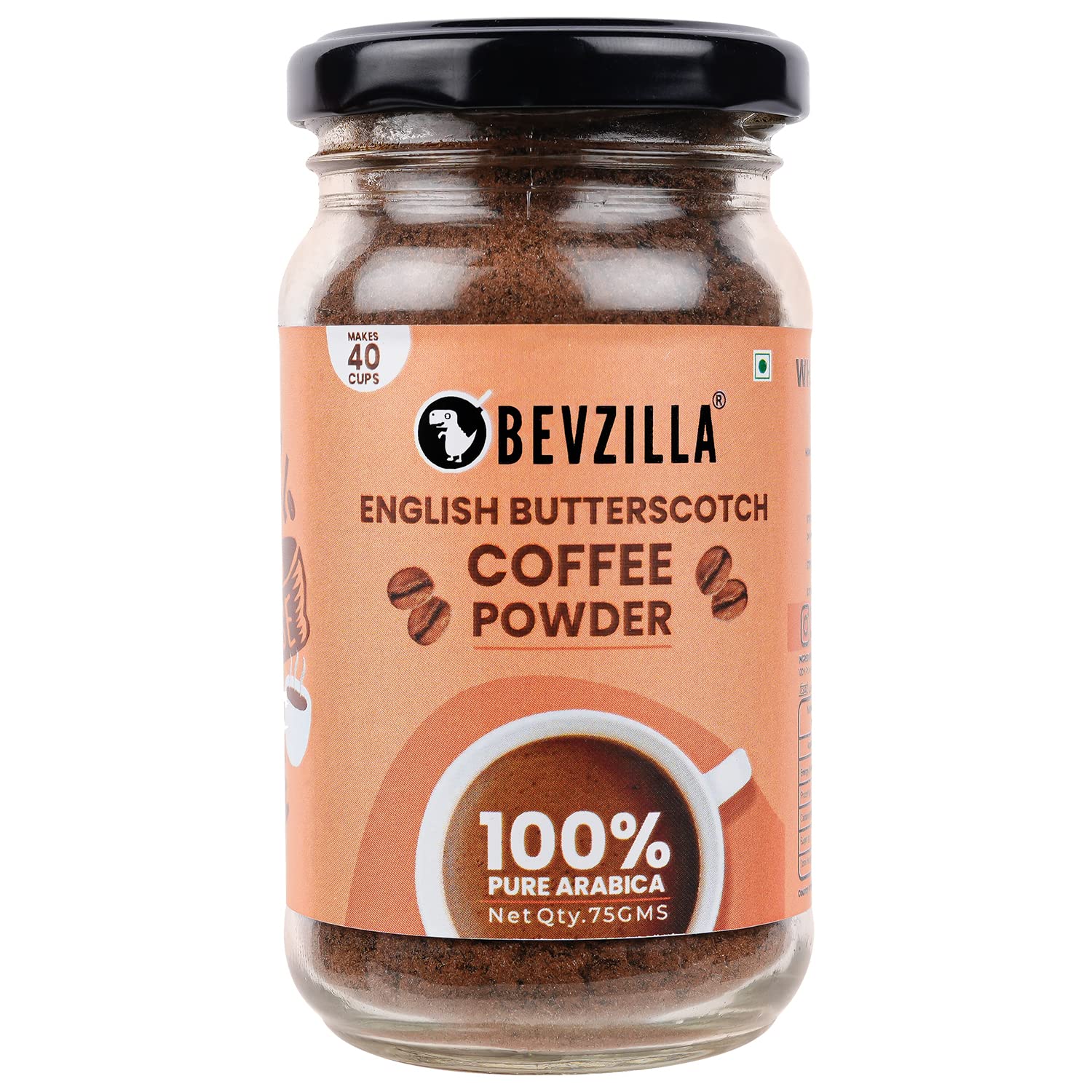 Bevzilla English Butterscotch Coffee Powder 75 GM (1)