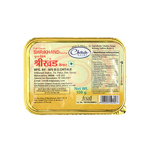 Chitale Full Cream Shrikhand Keshar 100 GM (1)