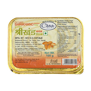 Chitale Full Cream Shrikhand Badam Pista 100 GM (1)