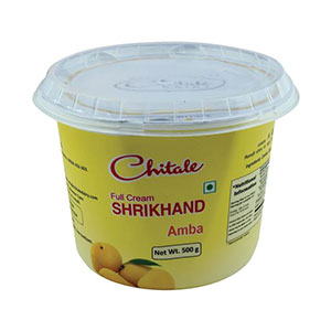 Chitale Full Cream Shrikhand Amba 500 GM (1)