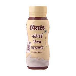 Chitale Flavoured Milk Butter Scotch 200 ML (1)
